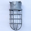 Waterproof Aluminum Alloy Glass Cylinder Outdoor Ceiling Light 1-Light Semi-Flush Mount-Lighting > Outdoor Lighting-casanuva-Vintage Color - Bottom...-100V-120V-casanuva