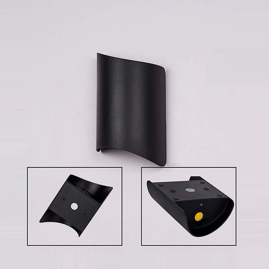 Waterproof Aluminum Black LED Outdoor Wall Light-Lighting > Outdoor Lighting-casanuva-casanuva
