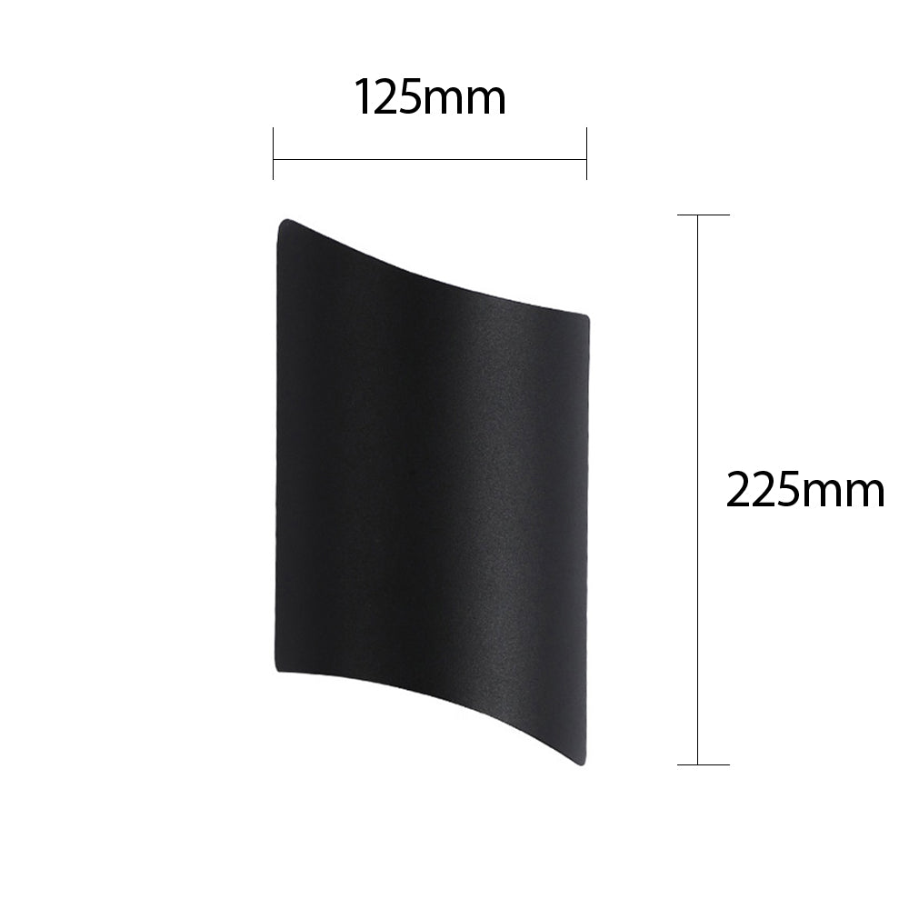 Waterproof Aluminum Black LED Outdoor Wall Light-Lighting > Outdoor Lighting-casanuva-casanuva