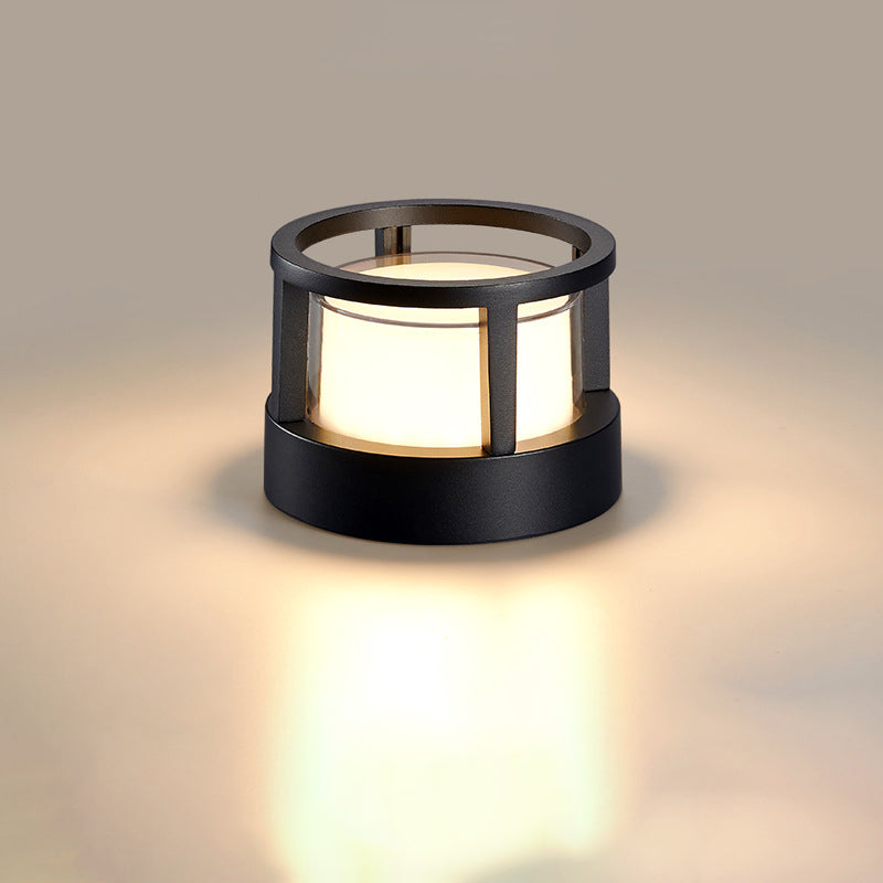 Waterproof Aluminum LED Outdoor Landscape Light-Lighting > Outdoor Lighting-casanuva-Small & 100V-120V-Warm Light (3000K)-Round - Without Cover-casanuva