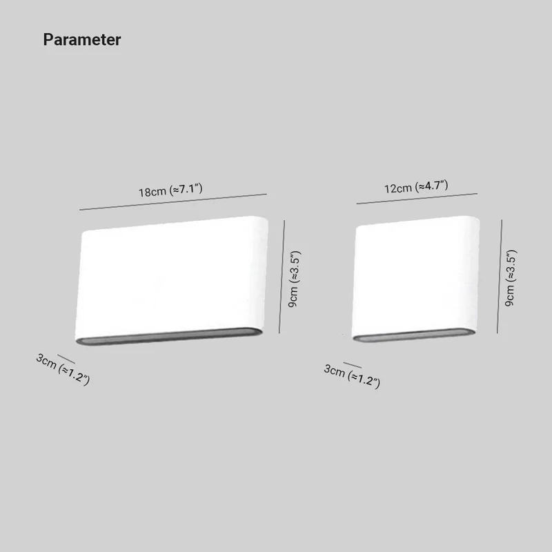 Waterproof Aluminum Outdoor Wall Light Up Down Design-Lighting > Outdoor Lighting-casanuva-casanuva