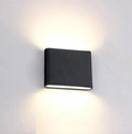 Waterproof Aluminum Outdoor Wall Light Up Down Design-Lighting > Outdoor Lighting-casanuva-Black-D12*H9cm-White Light-casanuva