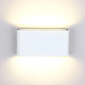 Waterproof Aluminum Outdoor Wall Light Up Down Design-Lighting > Outdoor Lighting-casanuva-White-D18*H9cm-Warm Light-casanuva