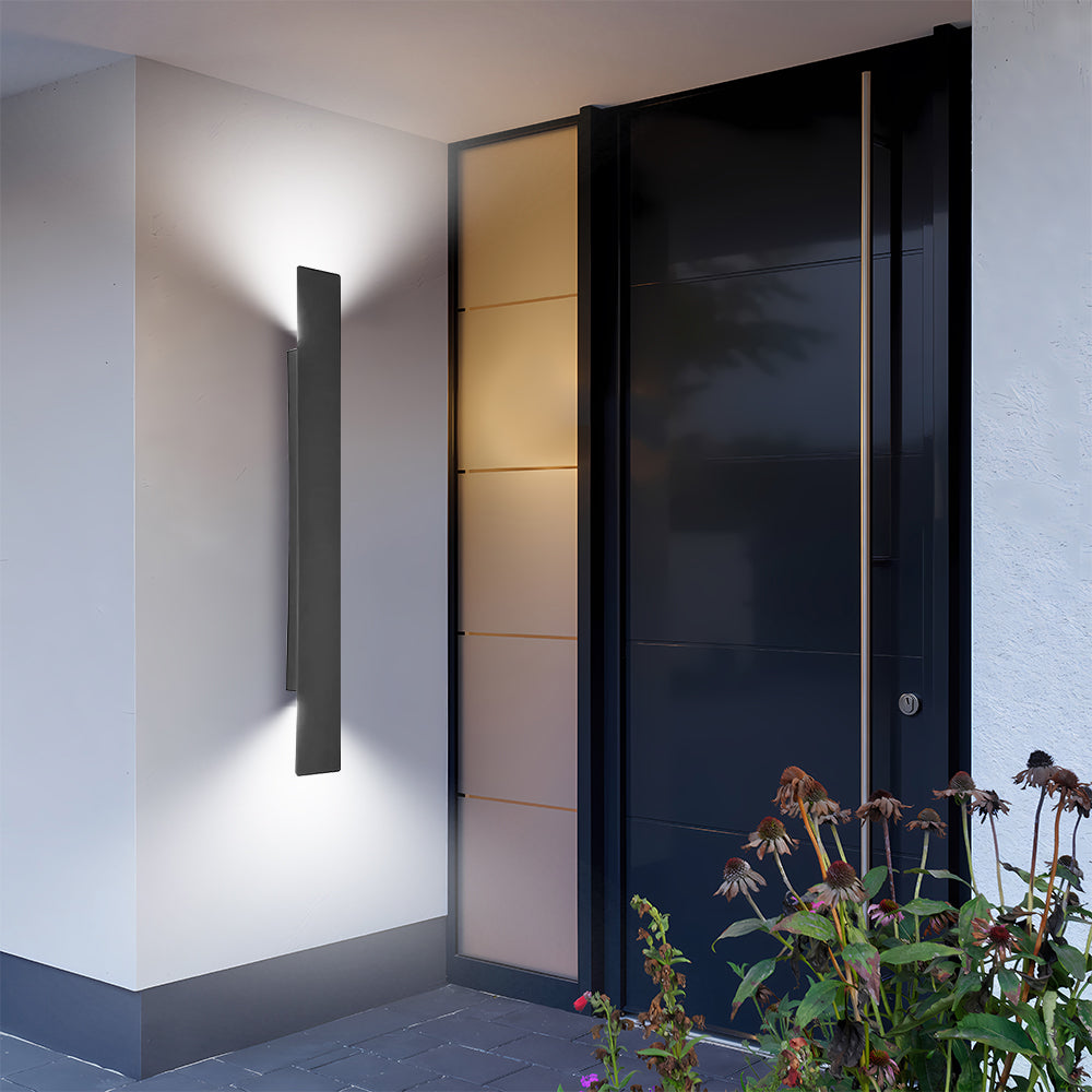 Waterproof IP65 LED Outdoor Wall Light-Lighting > Outdoor Lighting-casanuva-Black-L:81CM-White Light-casanuva