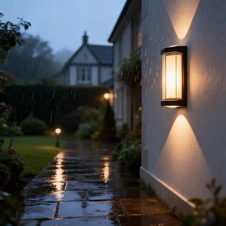 Waterproof LED Outdoor Wall Light Black Up and Down Design-Lighting > Outdoor Lighting-casanuva-casanuva