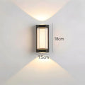 Waterproof LED Outdoor Wall Light Black Up and Down Design-Lighting > Outdoor Lighting-casanuva-casanuva