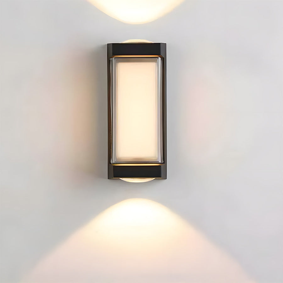 Waterproof LED Outdoor Wall Light Black Up and Down Design-Lighting > Outdoor Lighting-casanuva-casanuva