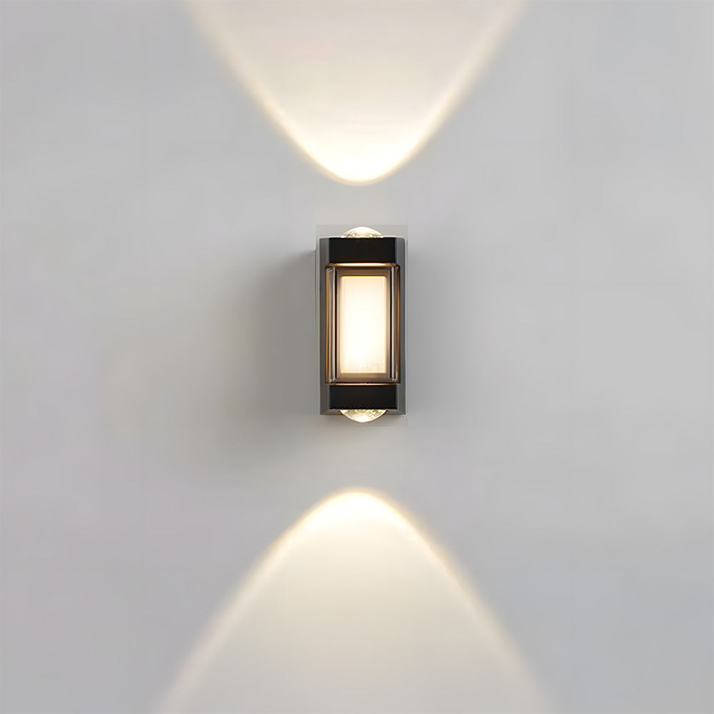 Waterproof LED Outdoor Wall Light Black Up and Down Design-Lighting > Outdoor Lighting-casanuva-casanuva