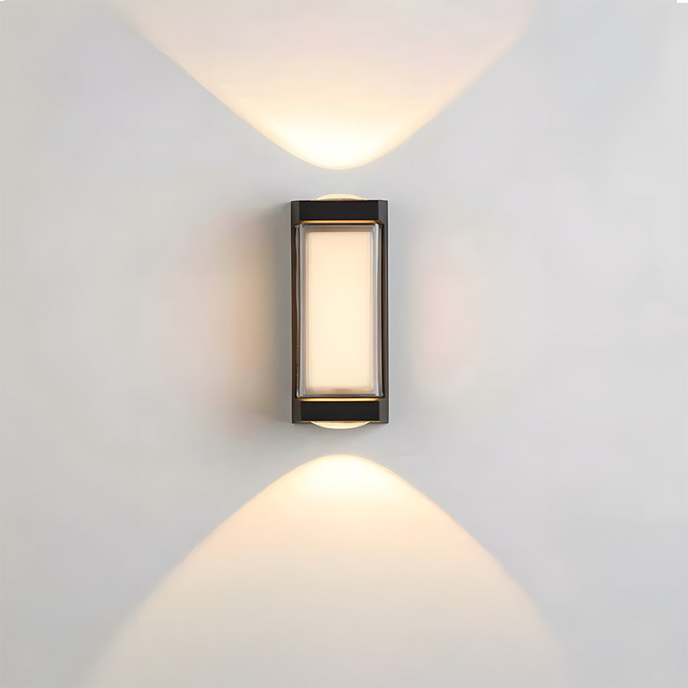 Waterproof LED Outdoor Wall Light Black Up and Down Design-Lighting > Outdoor Lighting-casanuva-casanuva