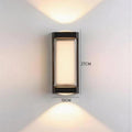 Waterproof LED Outdoor Wall Light Black Up and Down Design-Lighting > Outdoor Lighting-casanuva-casanuva