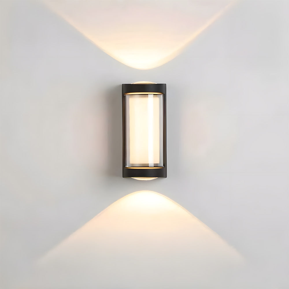 Waterproof LED Outdoor Wall Light Black Up and Down Design-Lighting > Outdoor Lighting-casanuva-casanuva