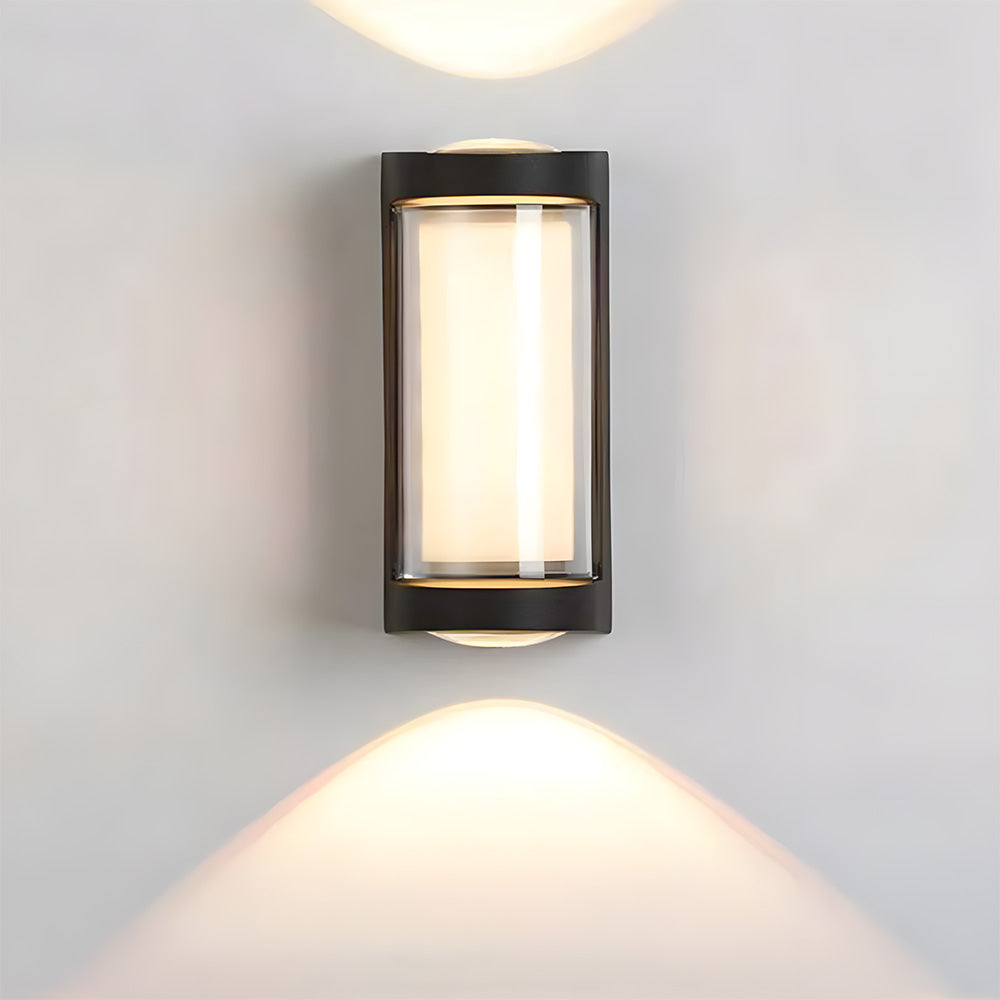 Waterproof LED Outdoor Wall Light Black Up and Down Design-Lighting > Outdoor Lighting-casanuva-casanuva