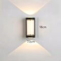 Waterproof LED Outdoor Wall Light Black Up and Down Design-Lighting > Outdoor Lighting-casanuva-casanuva