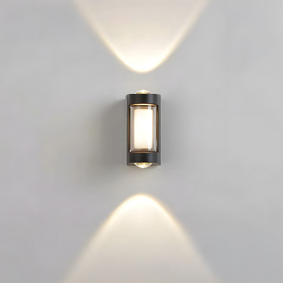 Waterproof LED Outdoor Wall Light Black Up and Down Design-Lighting > Outdoor Lighting-casanuva-casanuva