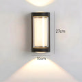 Waterproof LED Outdoor Wall Light Black Up and Down Design-Lighting > Outdoor Lighting-casanuva-casanuva