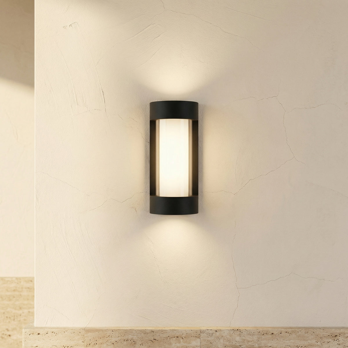 Waterproof LED Outdoor Wall Light Black Up and Down Design-Lighting > Outdoor Lighting-casanuva-casanuva