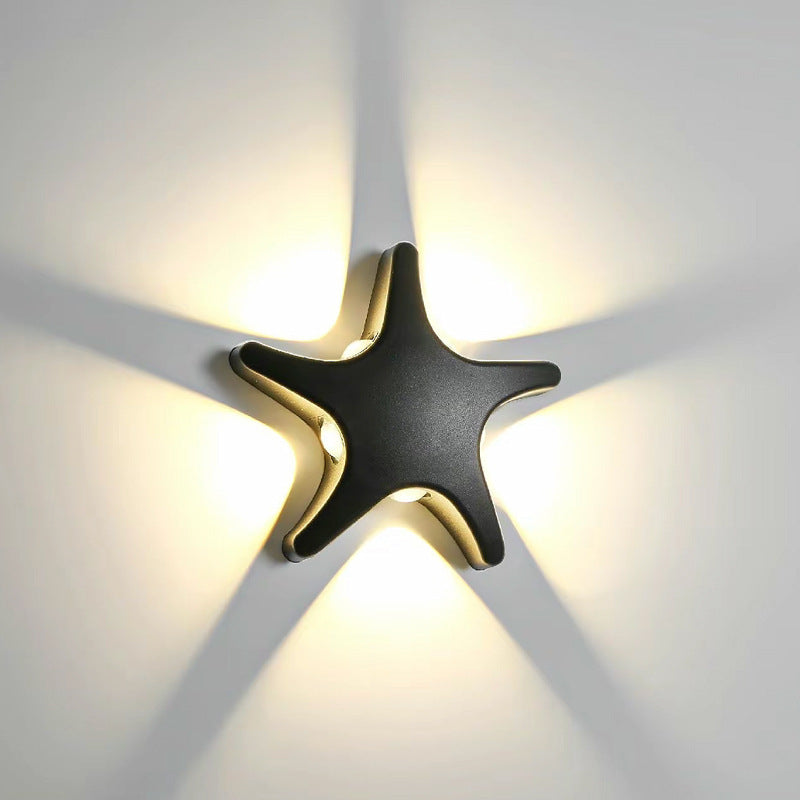 Waterproof LED Outdoor Wall Light Die-Cast Aluminum Starfish Design-Lighting > Outdoor Lighting-casanuva-casanuva