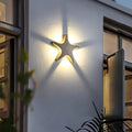 Waterproof LED Outdoor Wall Light Die-Cast Aluminum Starfish Design-Lighting > Outdoor Lighting-casanuva-Coffee-Warm Light (3000K)-100V-120V-casanuva