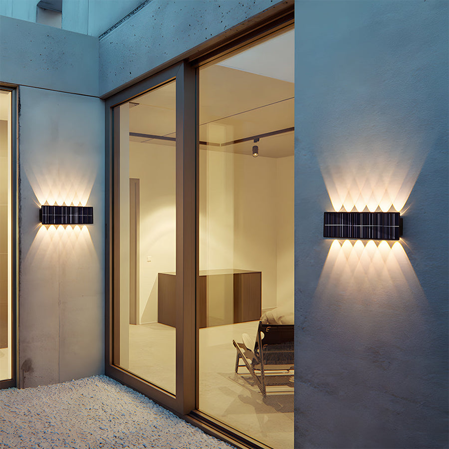Waterproof LED Outdoor Wall Light IP65-Lighting > Outdoor Lighting-casanuva-Black-9cm-1 Pack-casanuva