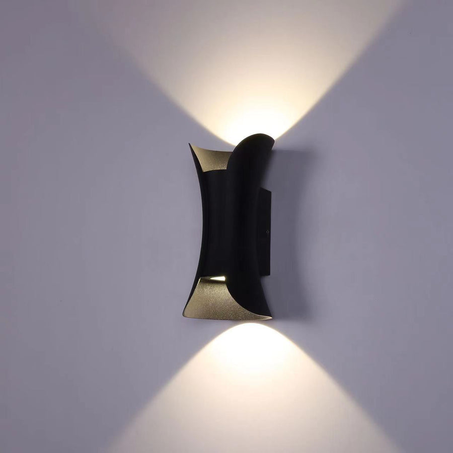 Waterproof LED Outdoor Wall Light-Lighting > Outdoor Lighting-casanuva-Black-D20*10CM-Nature White-casanuva