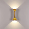 Waterproof LED Outdoor Wall Light-Lighting > Outdoor Lighting-casanuva-White & Gold-D20*10CM-Nature White-casanuva
