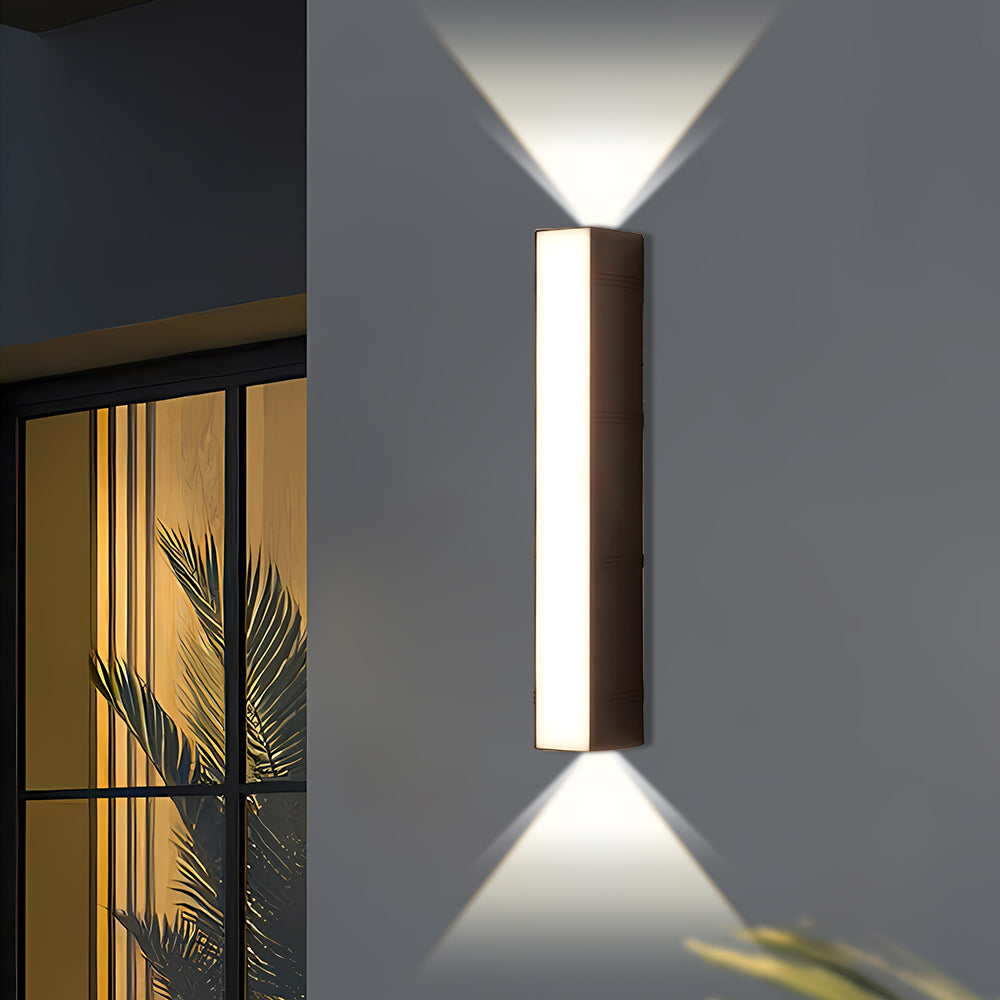 Waterproof LED Outdoor Wall Light Three-Way Luminous Design-Lighting > Outdoor Lighting-casanuva-Black-L15.5cm*H7(12W)-White Light-casanuva