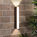 Waterproof LED Outdoor Wall Light Three-Way Luminous Design-Lighting > Outdoor Lighting-casanuva-Black-L37cm*H7(24W)-Warm Light-casanuva