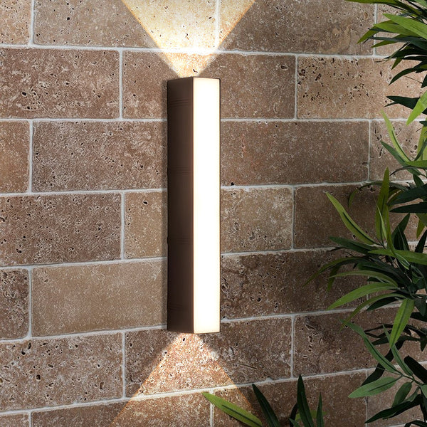 Waterproof LED Outdoor Wall Light Three-Way Luminous Design-Lighting > Outdoor Lighting-casanuva-Black-L37cm*H7(24W)-Warm Light-casanuva
