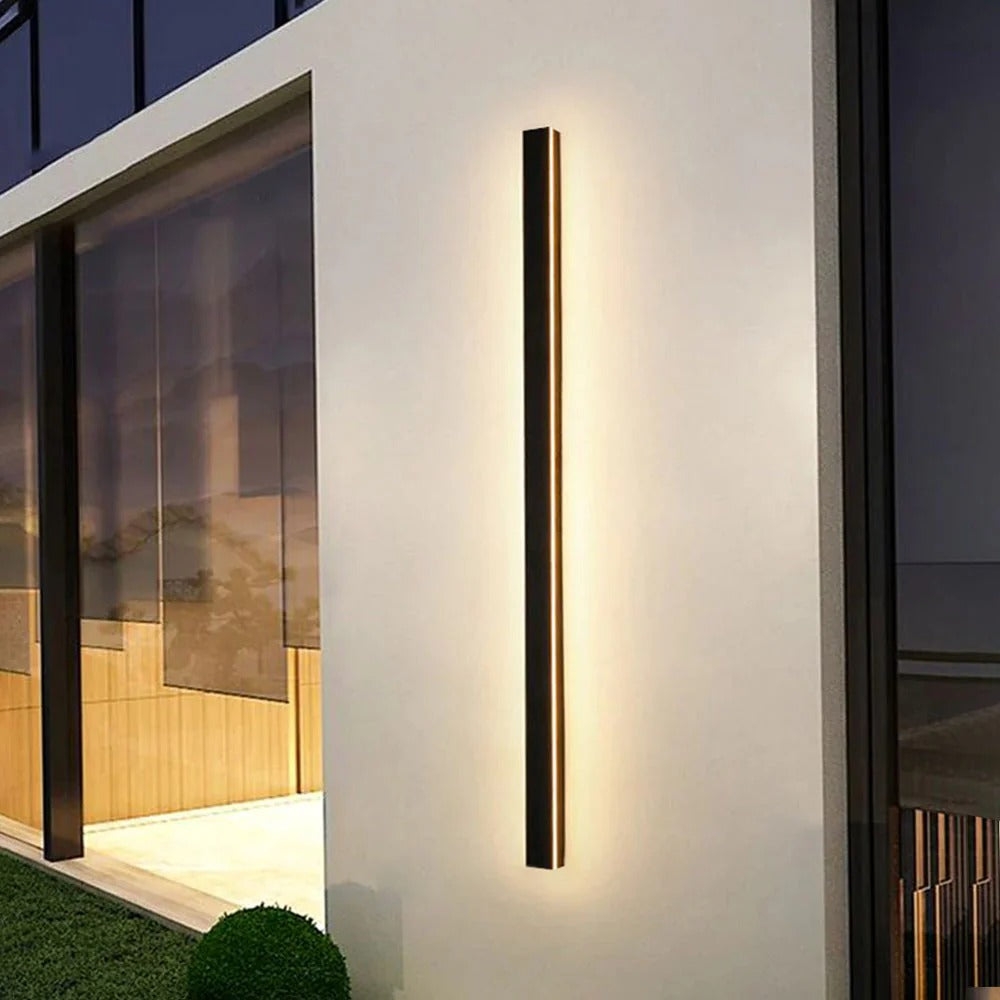 Waterproof LED Outdoor Wall Light for Front Door-Lighting > Outdoor Lighting-casanuva-Black-W5*H120cm(29W)-White Light-casanuva