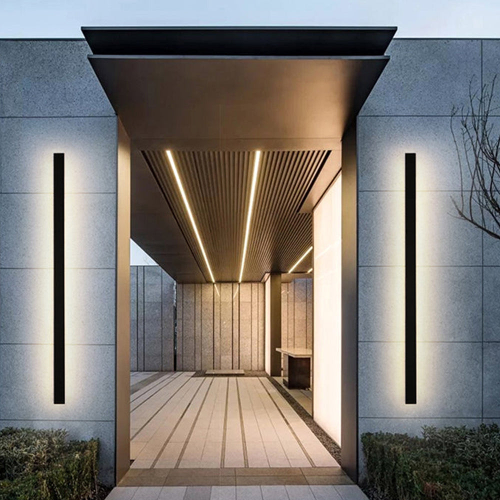 Waterproof LED Outdoor Wall Light for Front Door-Lighting > Outdoor Lighting-casanuva-Black-W5*H150cm(36W)-White Light-casanuva