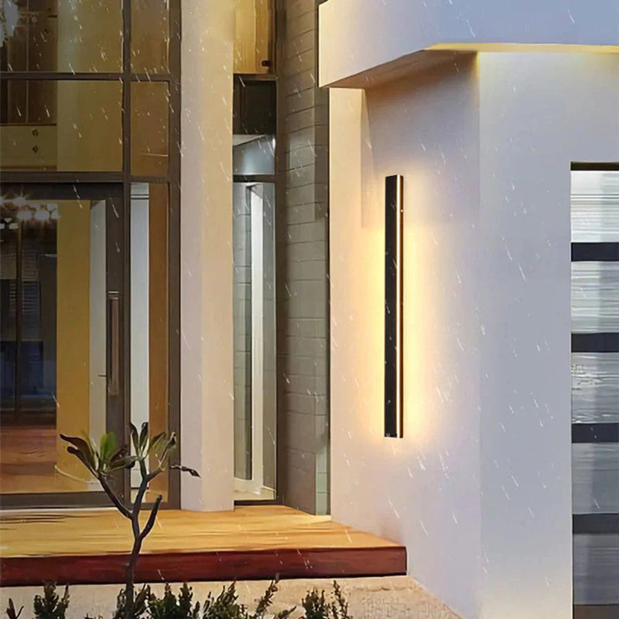 Waterproof LED Outdoor Wall Light for Front Door-Lighting > Outdoor Lighting-casanuva-Black-W5*H30cm(7W)-Warm Light-casanuva