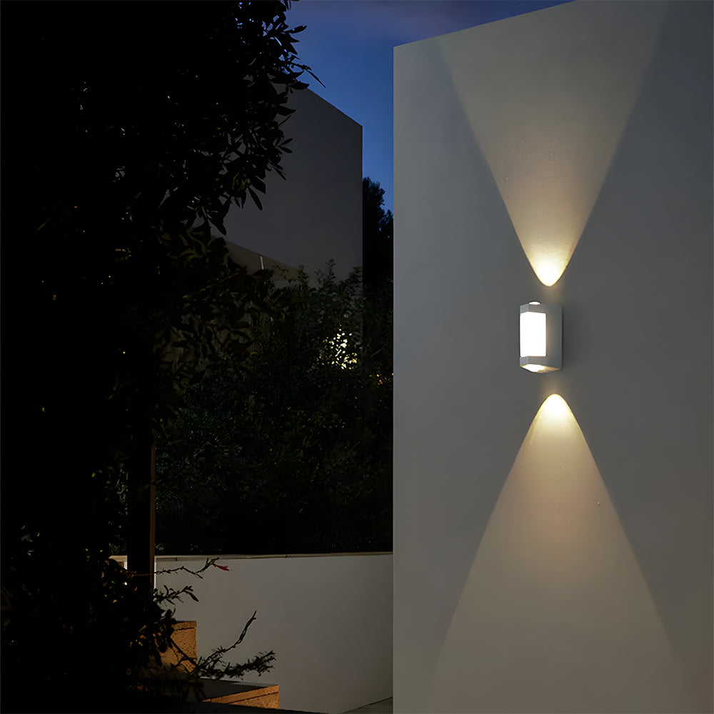 Waterproof LED Outdoor Wall Light for Garden and Patio-Lighting > Outdoor Lighting-casanuva-White-H9.5cm(8w)-Warm White-casanuva