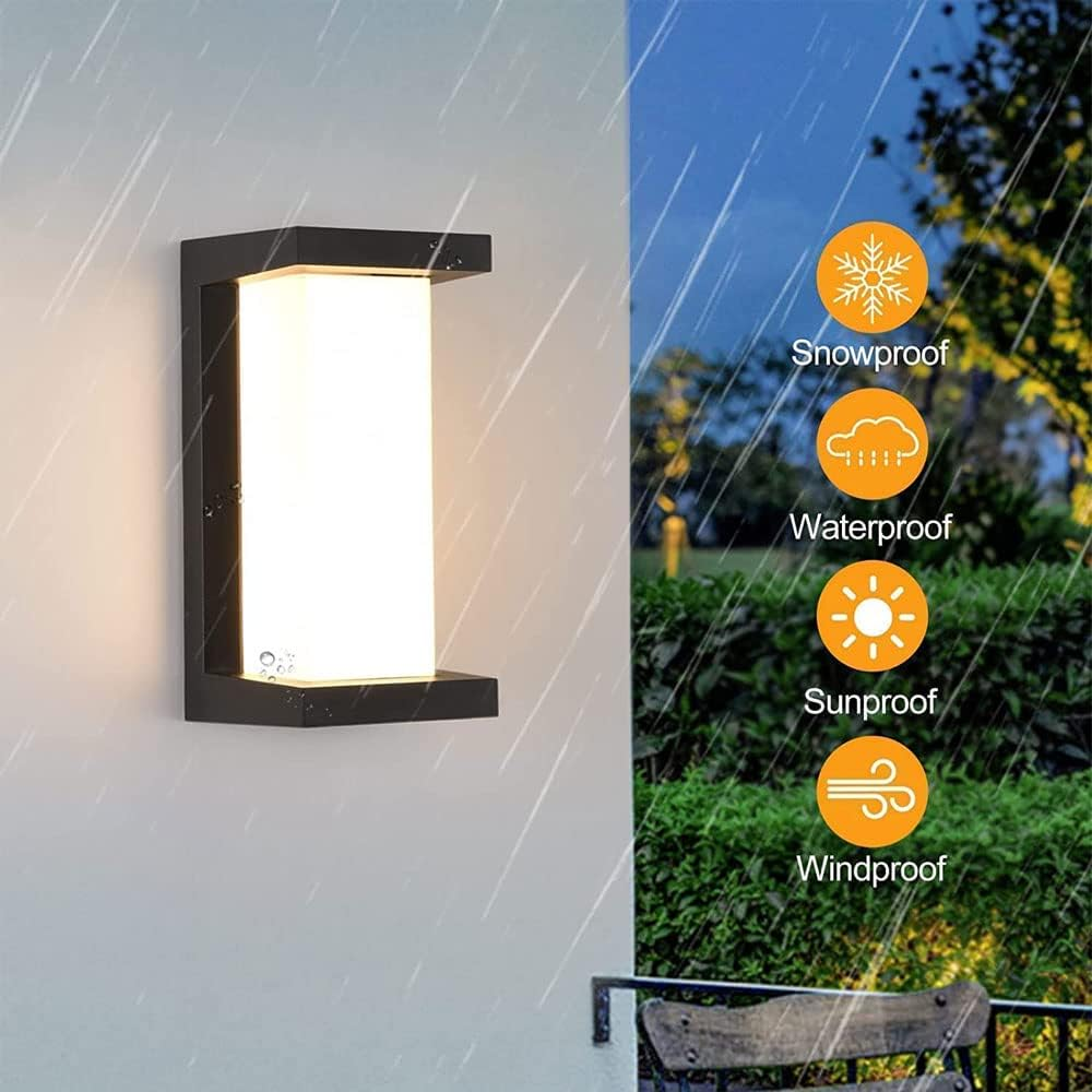 Waterproof Outdoor LED Wall Light Sensor-Lighting > Outdoor Lighting-casanuva-casanuva