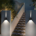 Waterproof Outdoor Wall Light IP65-Lighting > Outdoor Lighting-casanuva-Black-D12cm-White Light-casanuva