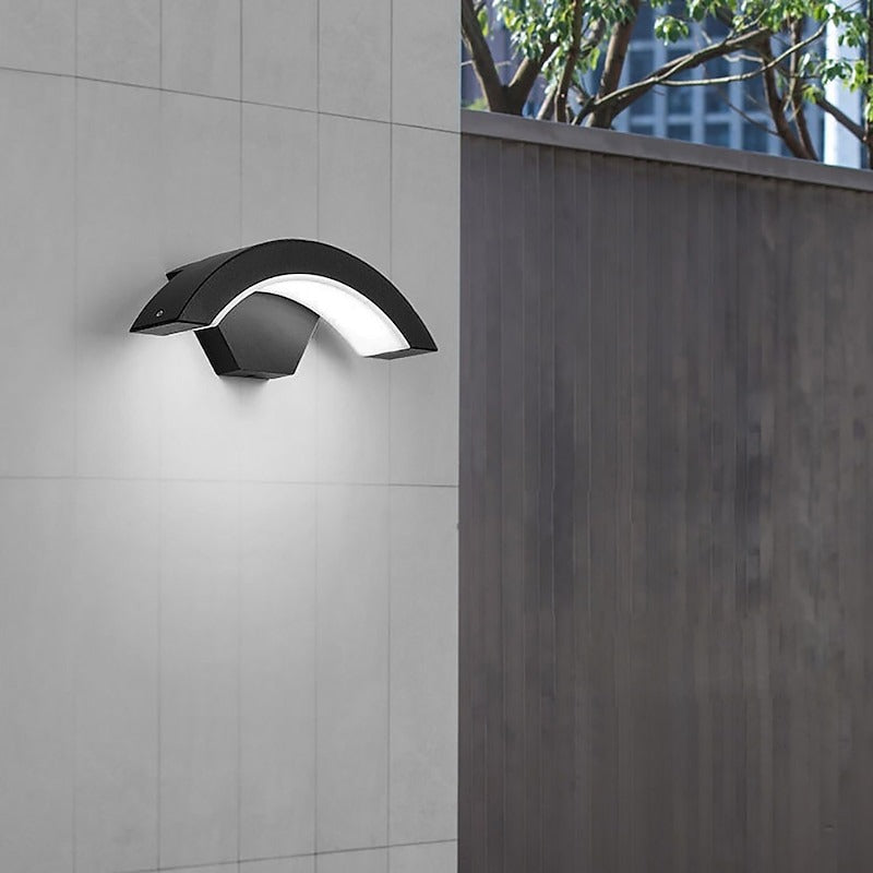 Waterproof Outdoor Wall Light IP65 for Porch Garden Courtyard-Lighting > Outdoor Lighting-casanuva-Black-White Light-36W-casanuva