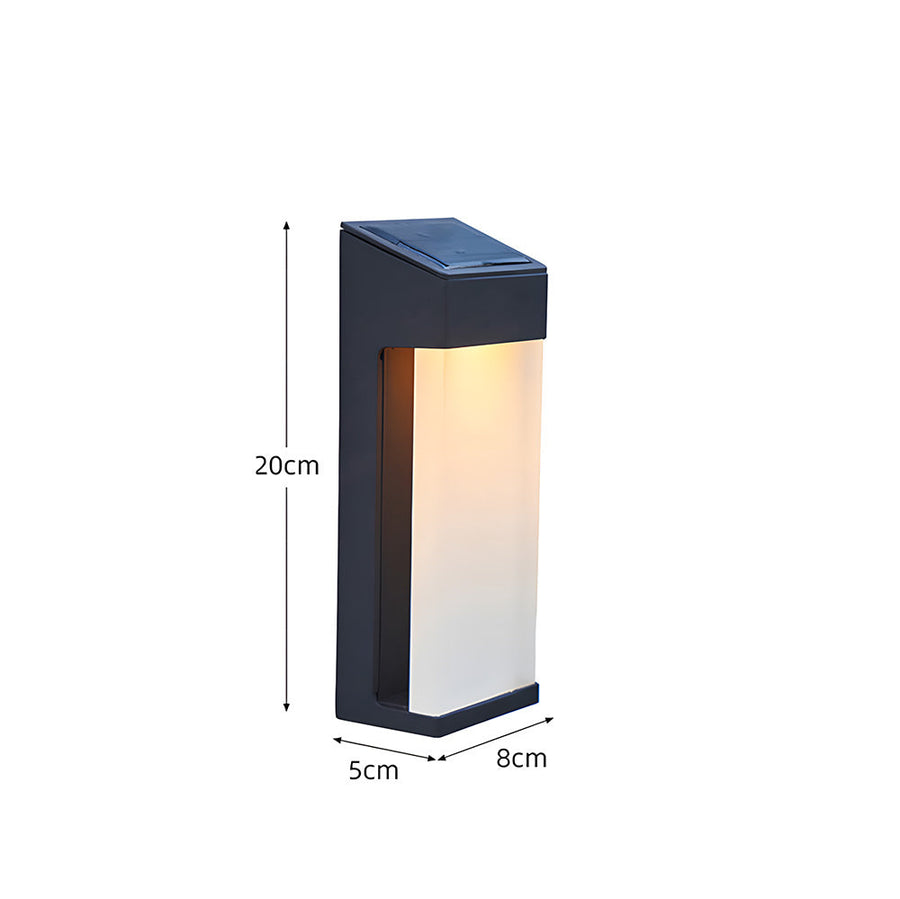 Waterproof Solar Outdoor Wall Light IP44-Lighting > Outdoor Lighting-casanuva-casanuva