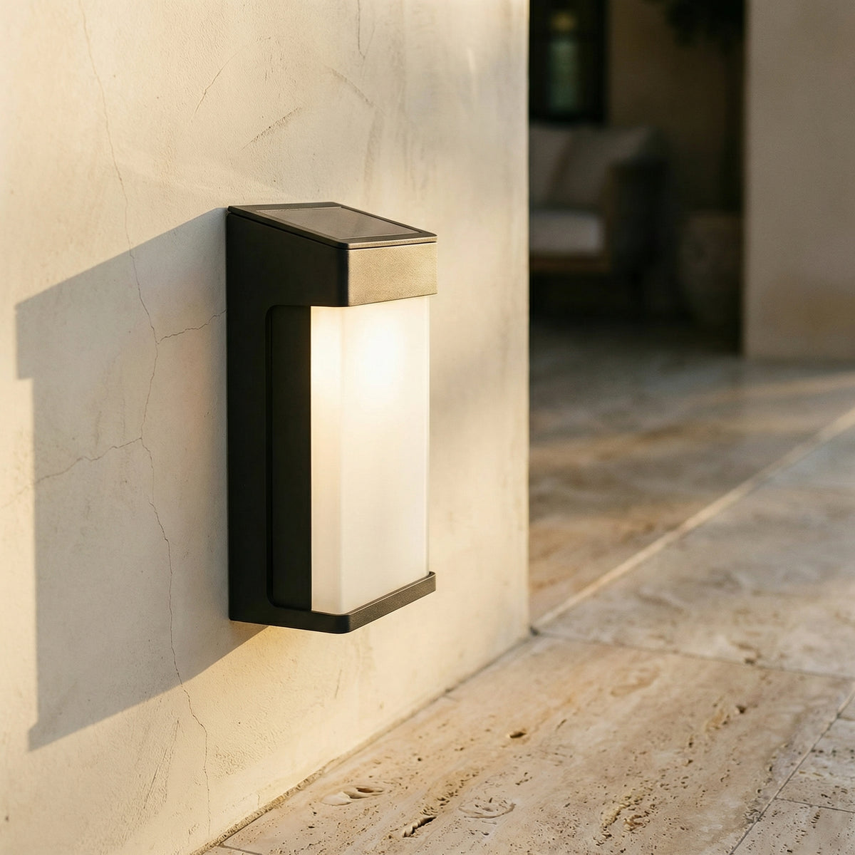 Waterproof Solar Outdoor Wall Light IP44-Lighting > Outdoor Lighting-casanuva-casanuva