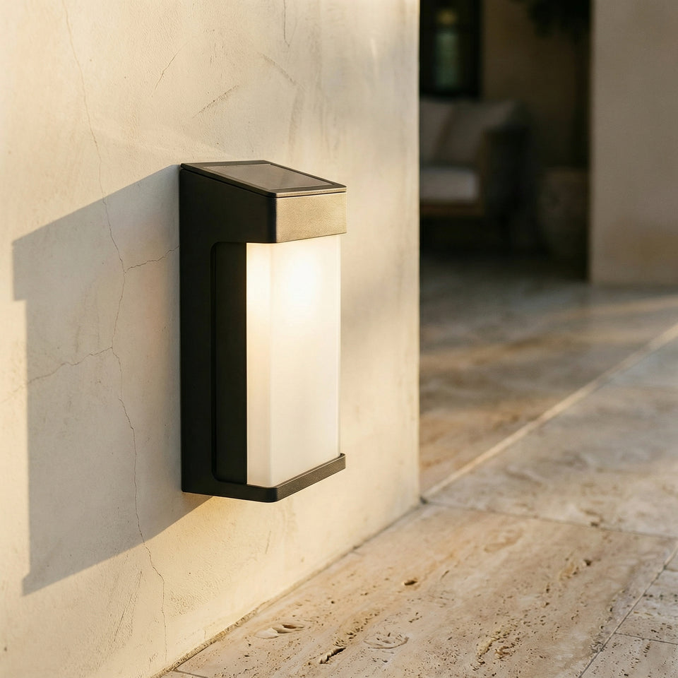 Waterproof Solar Outdoor Wall Light IP44-Lighting > Outdoor Lighting-casanuva-casanuva
