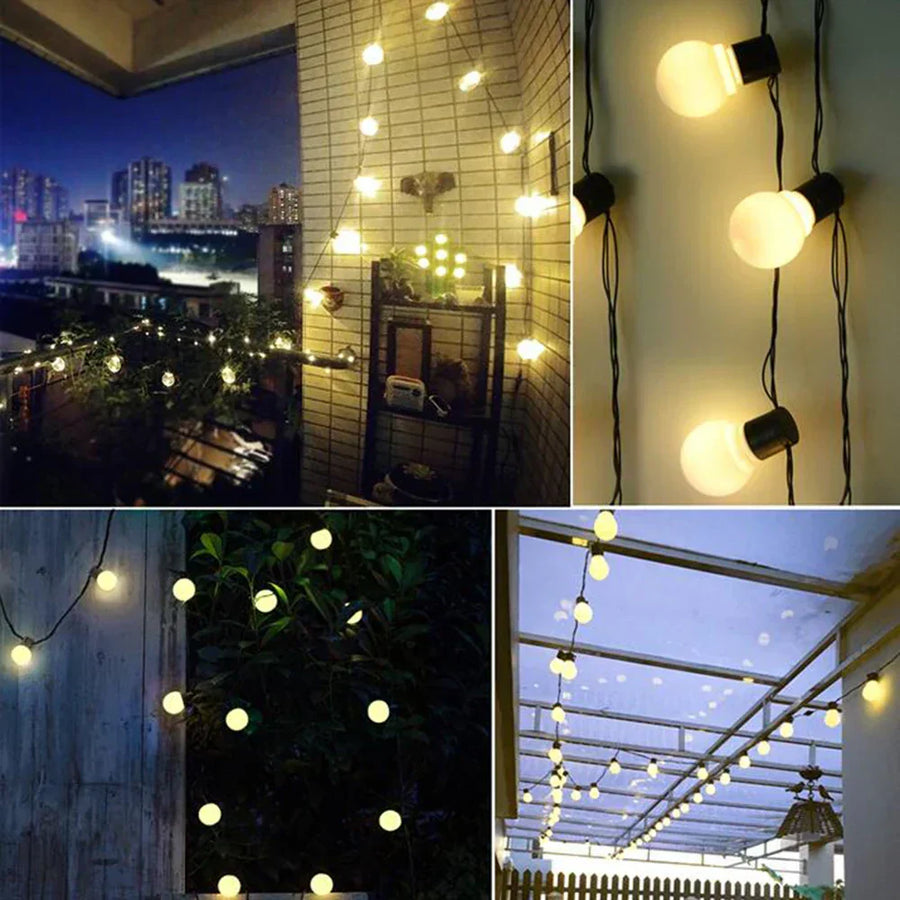 Waterproof Solar String Lights for Outdoor Garden and Balcony-Lighting > Outdoor Lighting-casanuva-casanuva