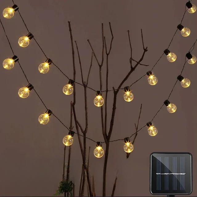 Waterproof Solar String Lights for Outdoor Garden and Balcony-Lighting > Outdoor Lighting-casanuva-casanuva