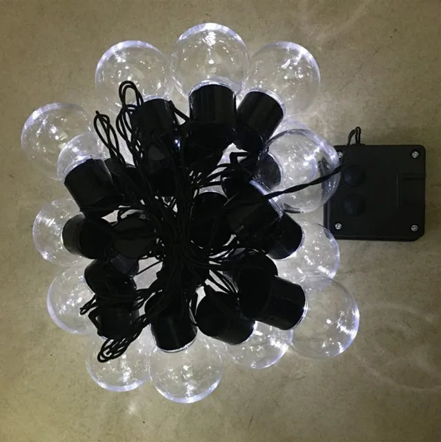 Waterproof Solar String Lights for Outdoor Garden and Balcony-Lighting > Outdoor Lighting-casanuva-Clear Warm Light-4m 10 Lights-casanuva