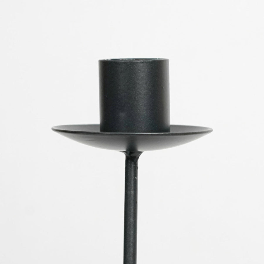 Wavy Iron Candle Holder Sculpted Design-Home Decor > Candle Holders-casanuva-casanuva