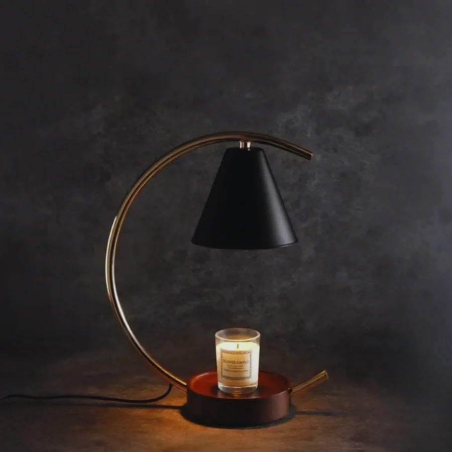 Wax Warmer Lamp Moonveil-Home Decor > Decorative Accessories-casanuva-Gold Black-EU-casanuva