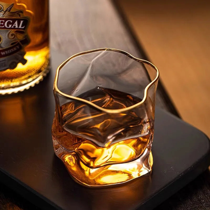 Whiskey Glasses Luxe Texture for a Refined Drinking Experience-Kitchen & Dining > Tableware-casanuva-casanuva
