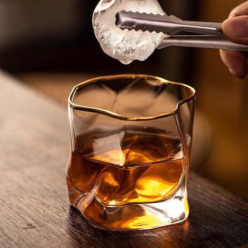 Whiskey Glasses Luxe Texture for a Refined Drinking Experience-Kitchen & Dining > Tableware-casanuva-casanuva