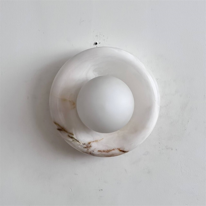 White Jade Wall Sconce-Lighting > Wall Lights-casanuva-casanuva