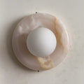 White Jade Wall Sconce-Lighting > Wall Lights-casanuva-20cmx20cm-Pink Jade S63-casanuva