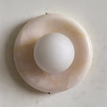 White Jade Wall Sconce-Lighting > Wall Lights-casanuva-20cmx20cm-Pink Jade S80-casanuva