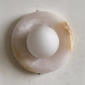 White Jade Wall Sconce-Lighting > Wall Lights-casanuva-20cmx20cm-Pink Jade S85-casanuva