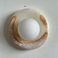 White Jade Wall Sconce-Lighting > Wall Lights-casanuva-20cmx20cm-White Jade S05-casanuva
